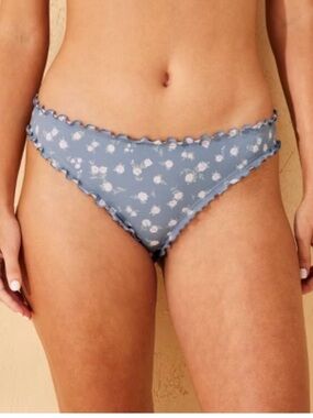 NWT Shade & Shore Ruffle Cheeky Bikini Bottom XS